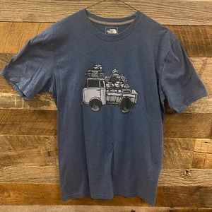 The North Face Graphic Tee Blue Sm